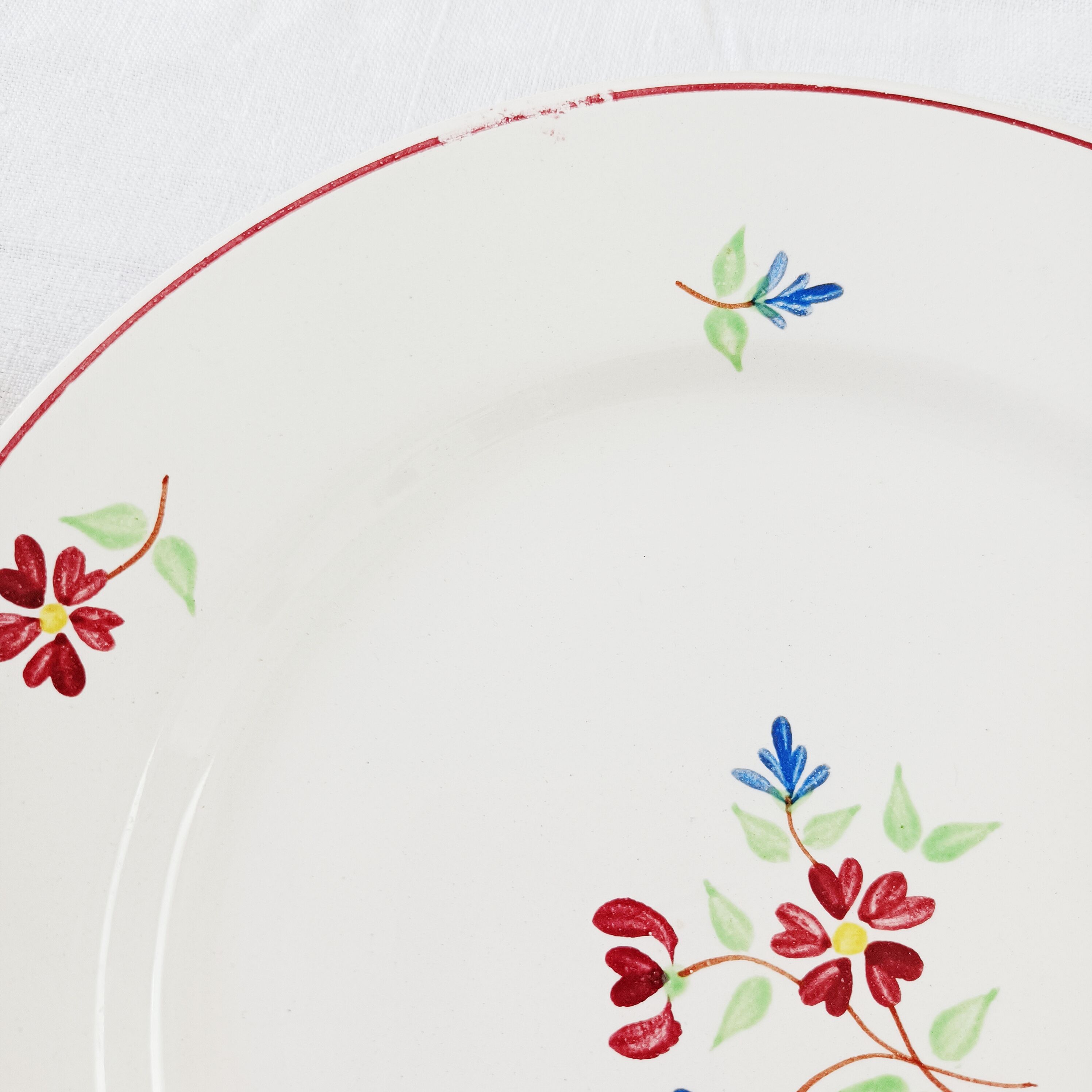 Set of 4 plates Moulin des loups Hamage, Clémence