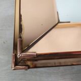 Pink art deco mirror
