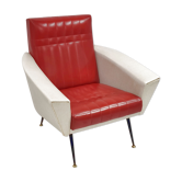 Fauteuil vintage Rockabilly 1950