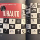 Pair of Tubauto armchairs Jacques Hitier/Tubauto France 1950