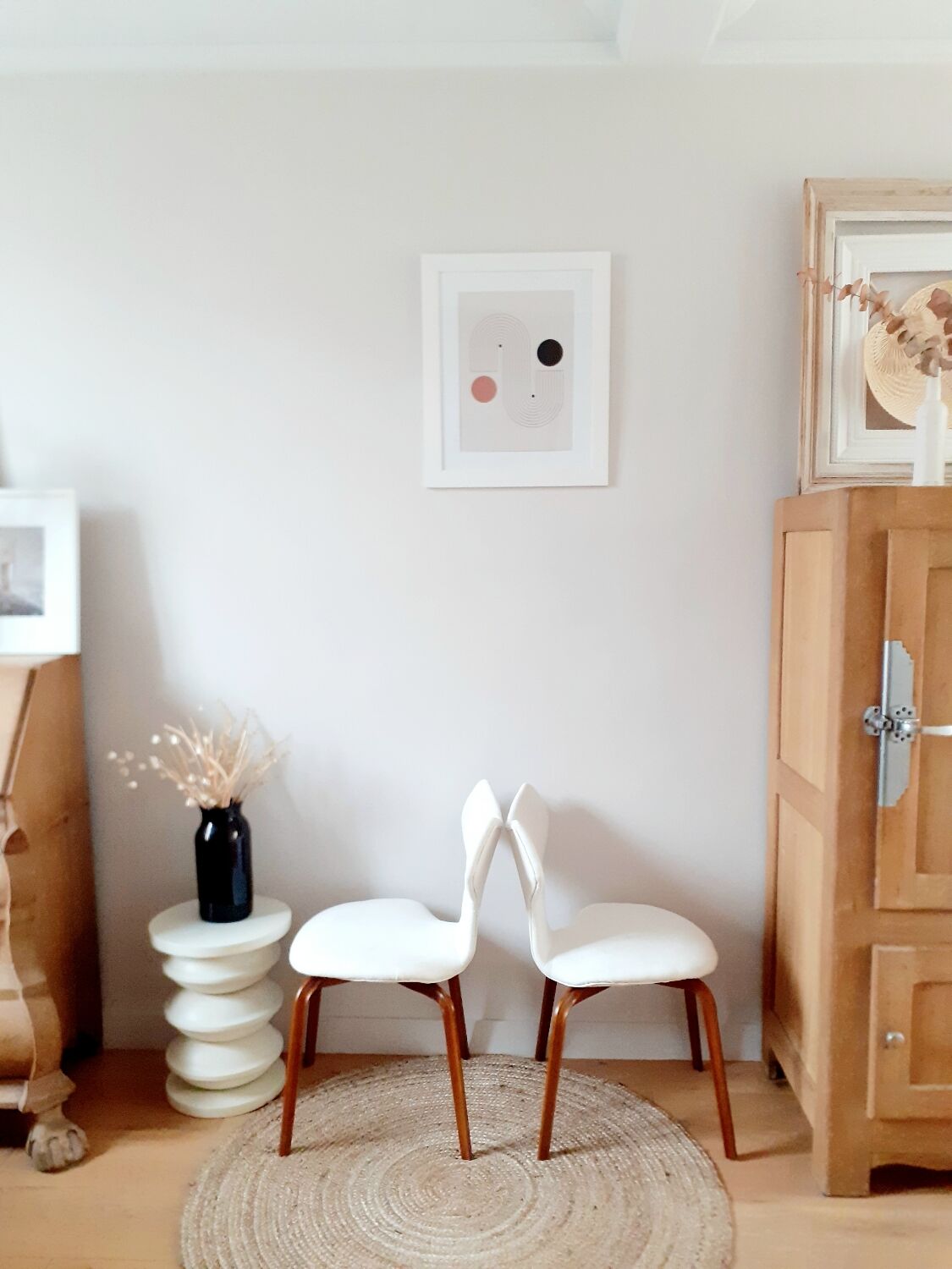 Pair of chairs Grand Prix by Arne Jacobsen