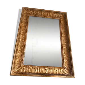 miroir bois doré style