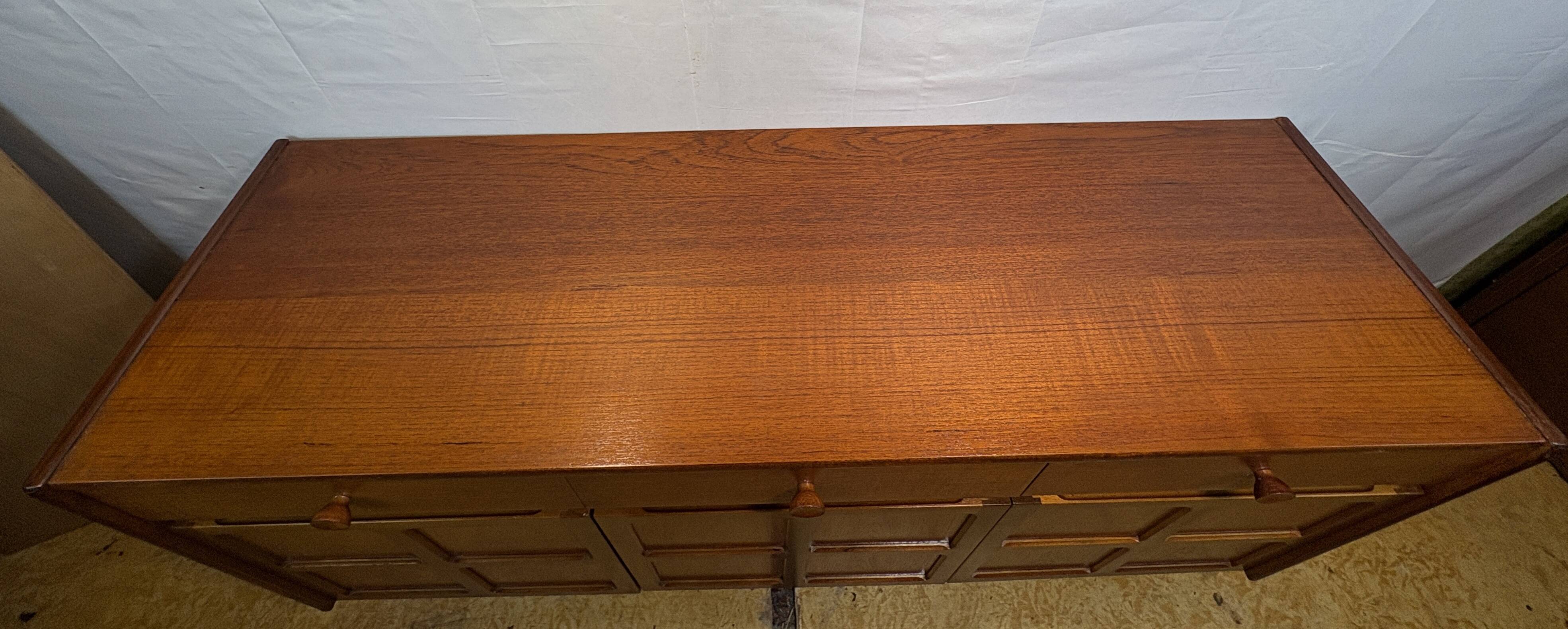 Mid Century Retro Teak Sideboard by Nathan Circa 1960-1970 Danish Design