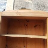 Parisian cabinet glazed raw wood