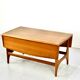 Mid-Century Modern Danish Style Drop Leaf Teak Coffee Table, 1960s
