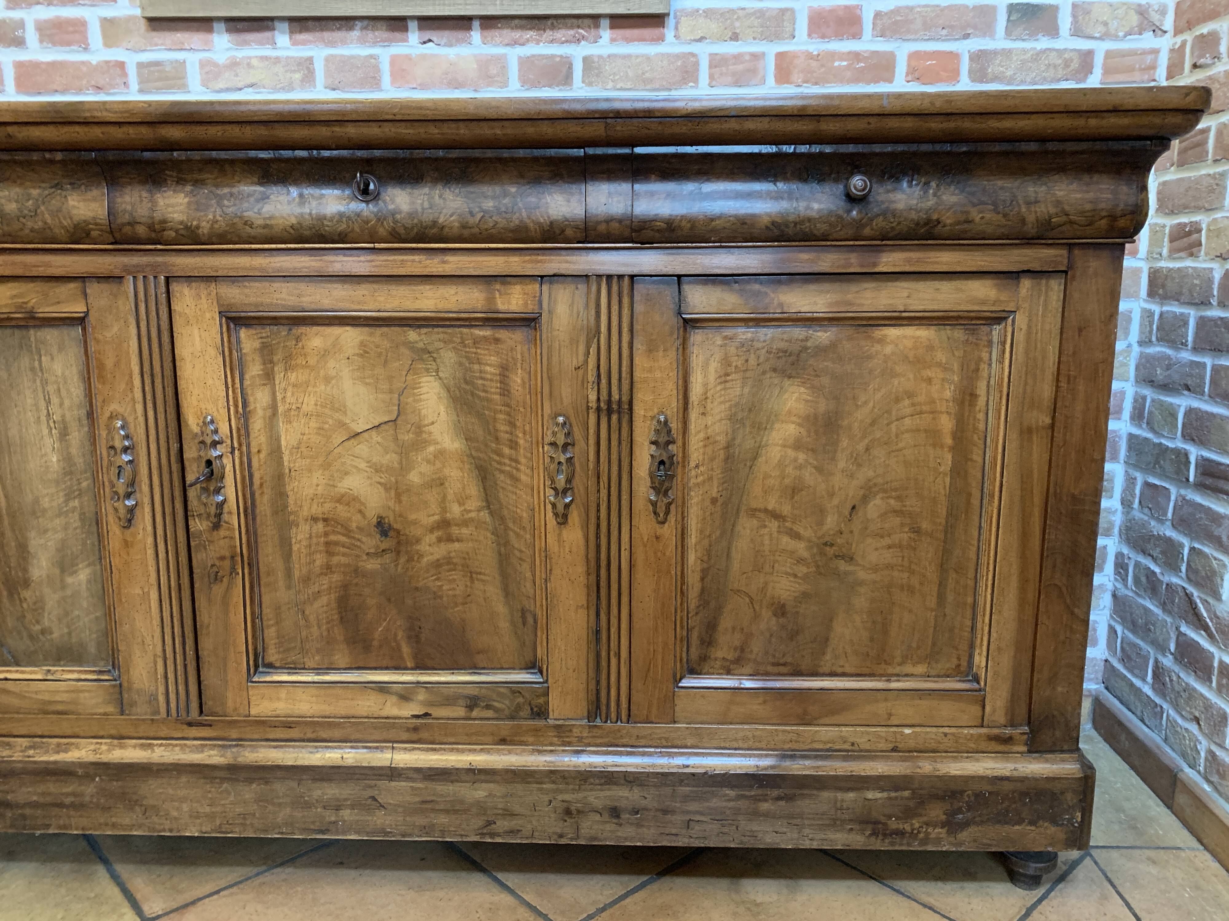 Louis Philippe buffet in solid wood
