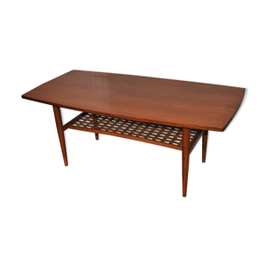 Table basse en teck scandinave