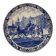 Grand plat en faïence de Delt Blauw Chemkefa