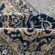Iranian oriental carpet Kashan - handmade: 1.42 x 2.00 metres in Wool and Silk