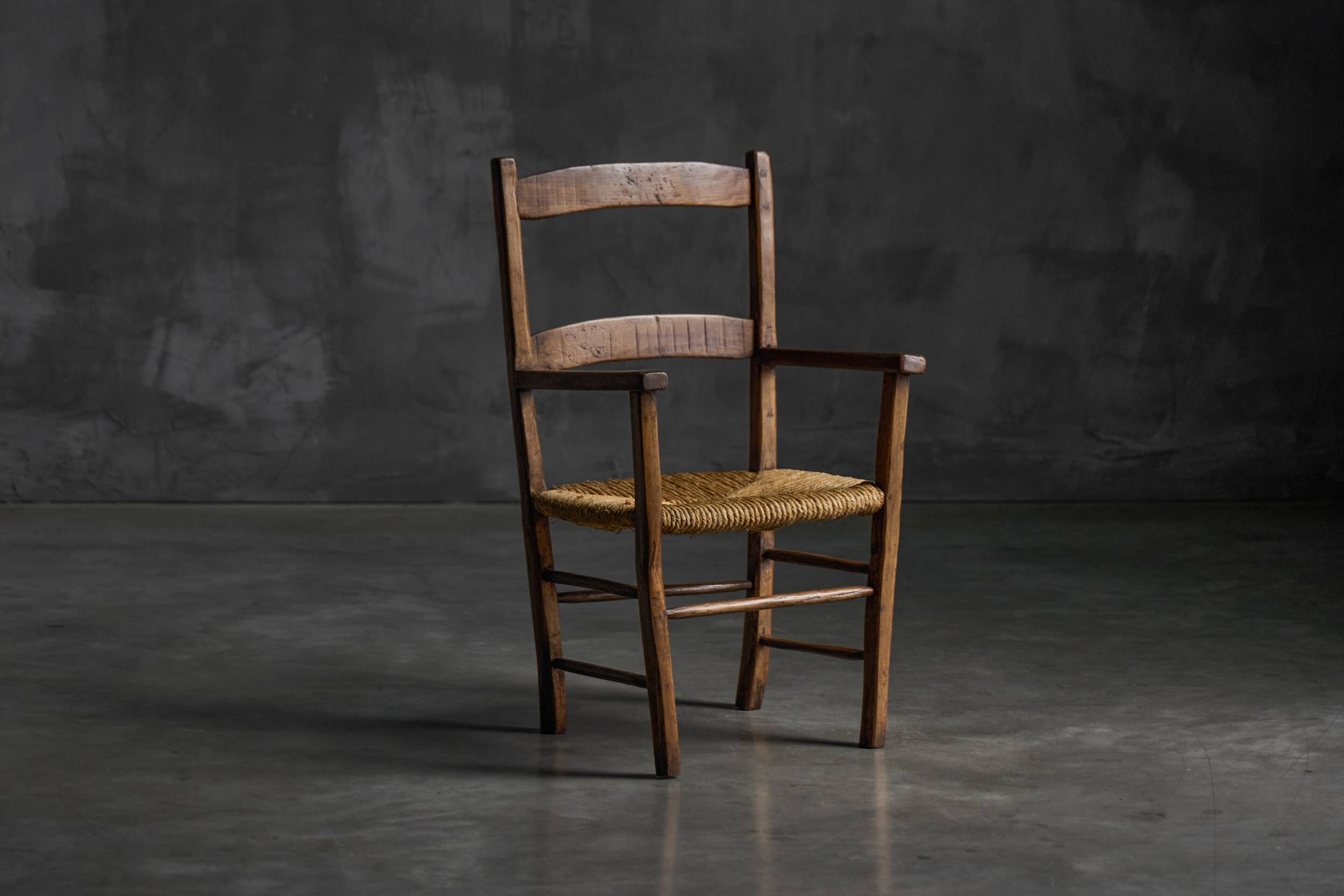 Vernacular Rural Armchair, France, Early 20th Century