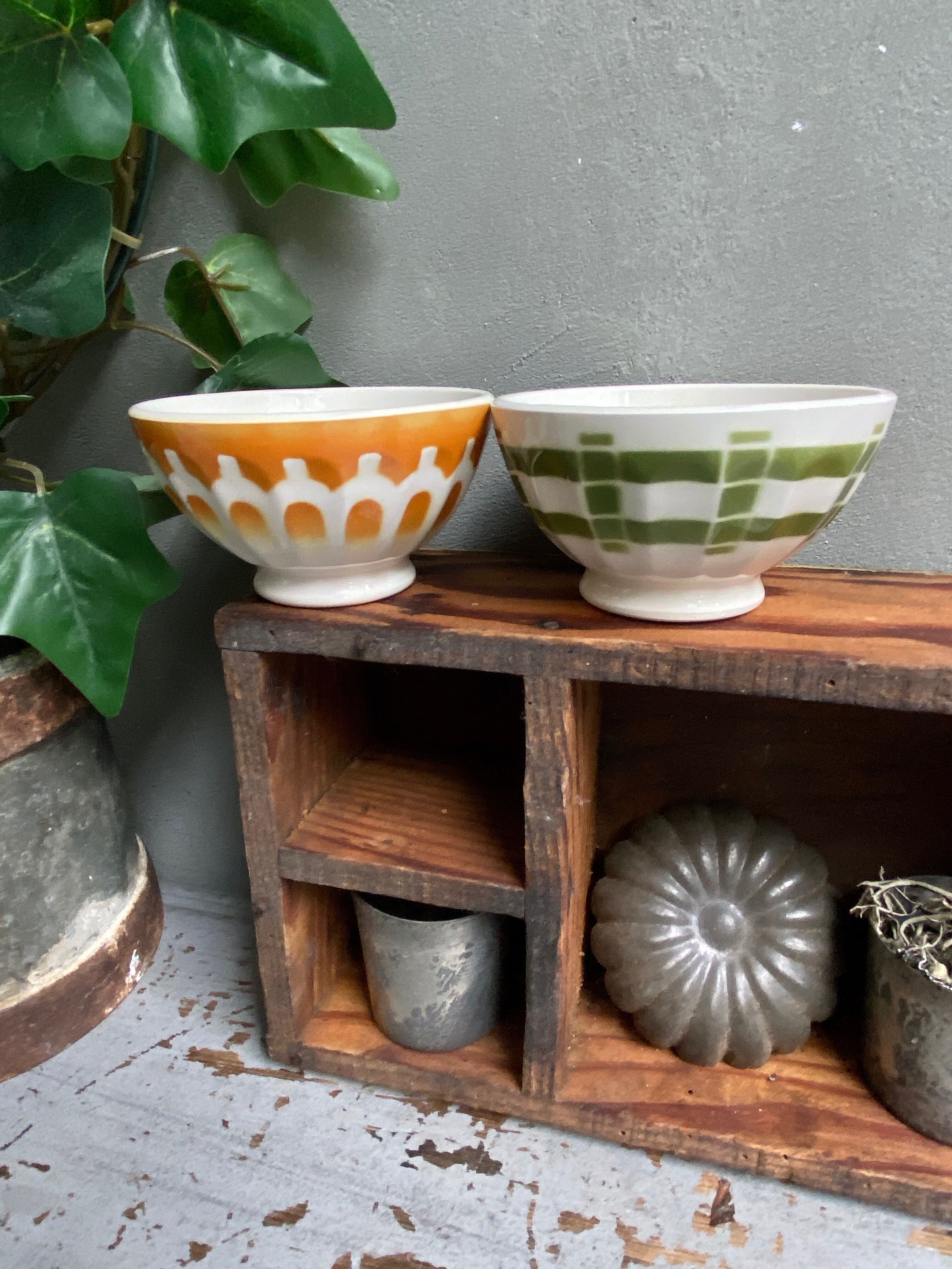 Pair of old bowls