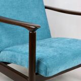 Fauteuil Blue Ocean GFM-142 attribué à Edmund Homa, années 1970