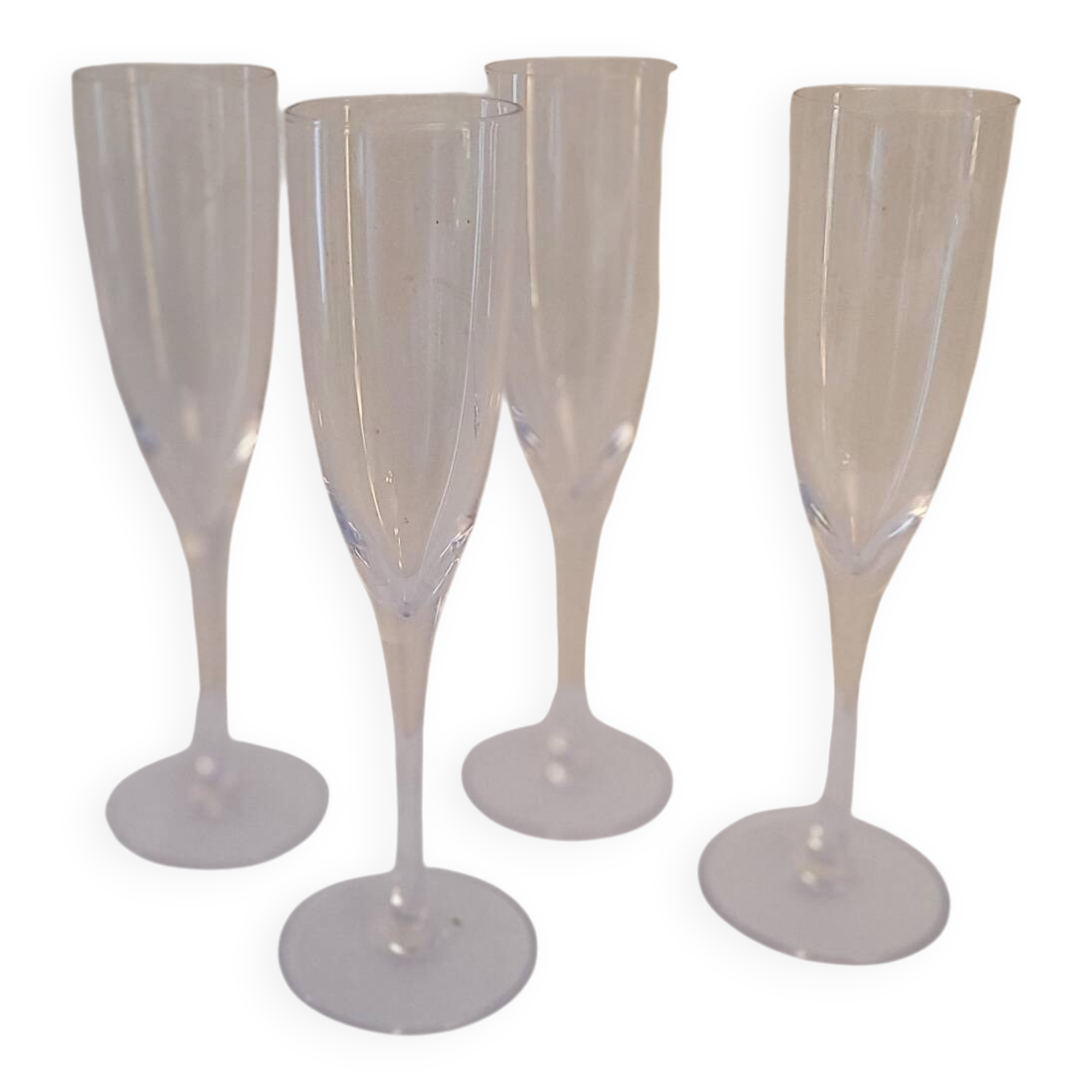 Slender crystal bowls, 1960s–70s