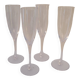 Slender crystal bowls, 1960s–70s
