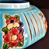 Enamel vase, Émaux de Longwy