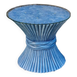 Retro "Wheat Sheaf" coffee table by McGuire America, modernist, 60s/70s.