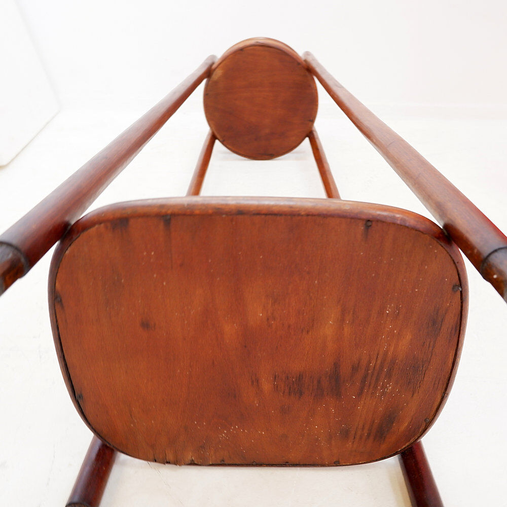 Curved wooden pedestal base - plant stand attributed to Jacob & Josef Kohn, 1890s