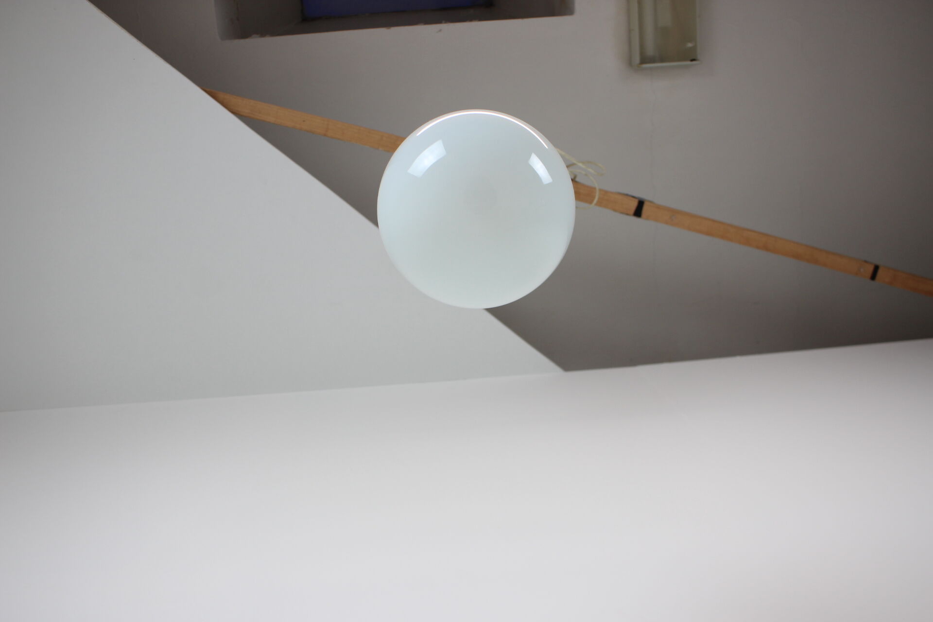 Mid-century glass pendant, 1970's