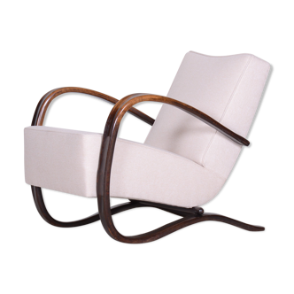 Fauteuil blanc Jindrich Halabala H269 - Tchéquie, 1930