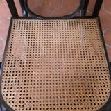 Vintage canneal rocking-chair