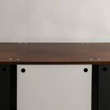 French Mid Century Wooden "Bloc" Sideboard by Charlotte Perriand, 1950s