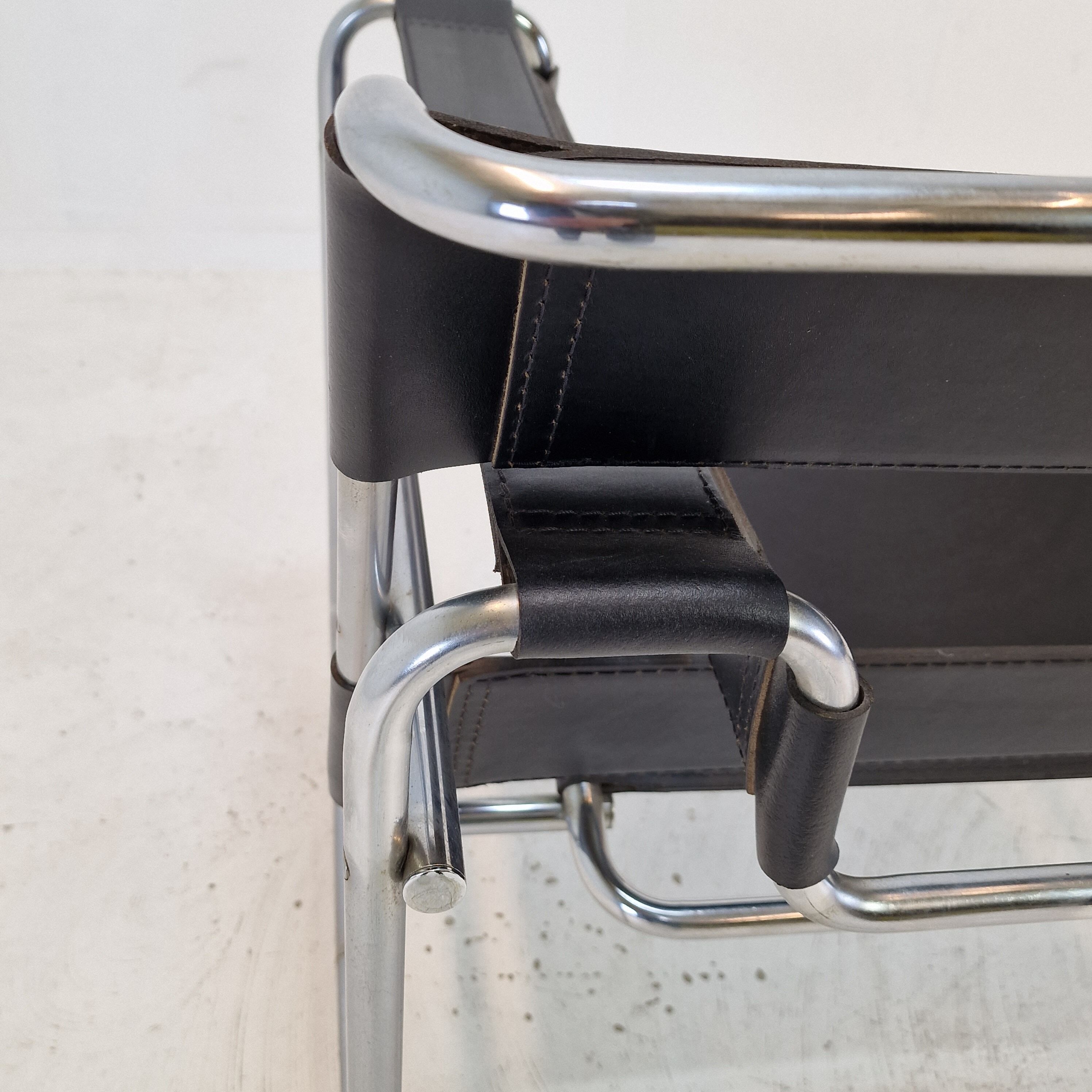 Chaise Wassily par Marcel Breuer, années 1980