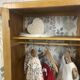 Vintage asymmetrical wardrobe