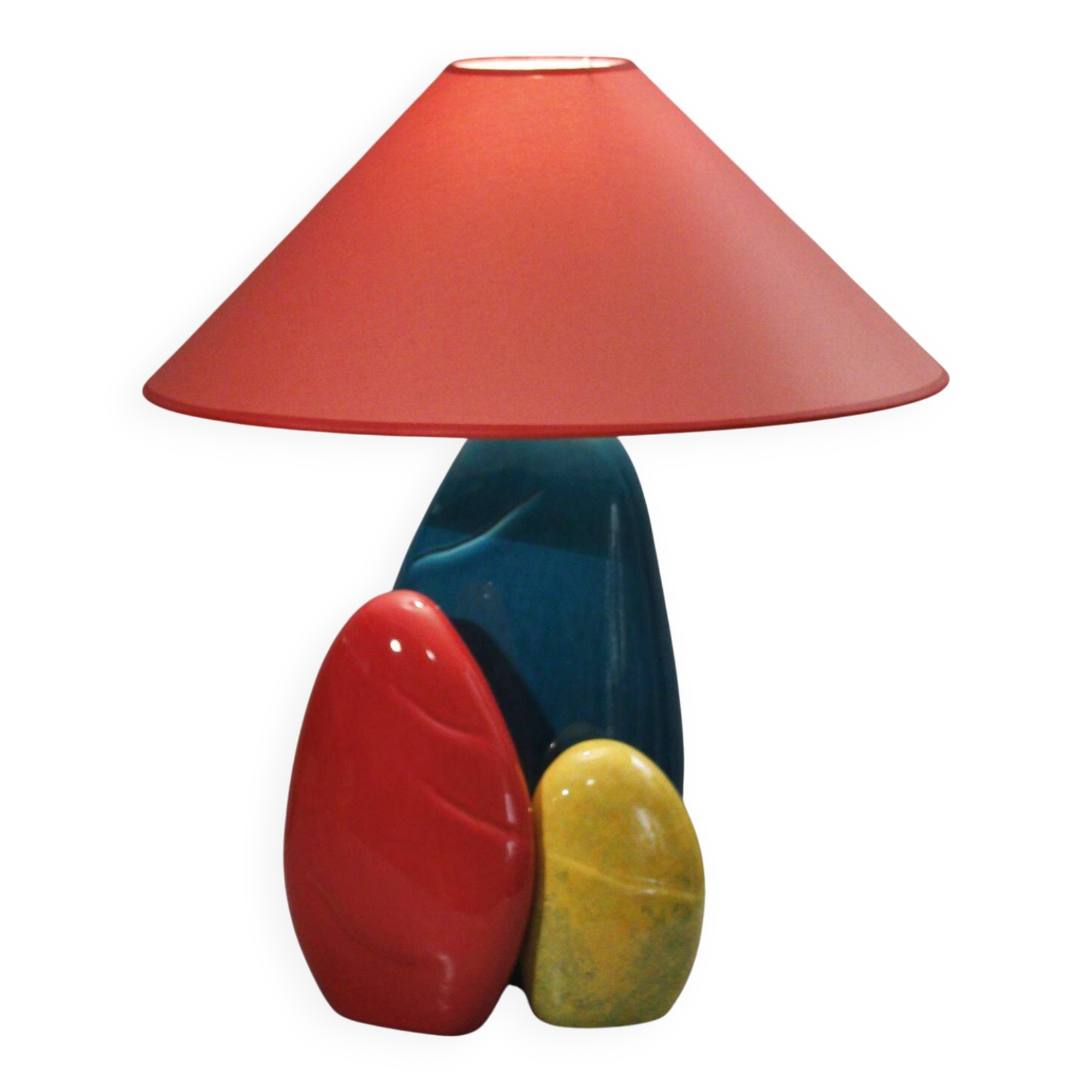 François Chatain Large menhir lamp vintage post-modern design 1990s