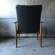 Diplomat office chair by Finn Juhl in rosewood and vintage leather 1970s