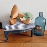 Repose pieds - galon ruban argent