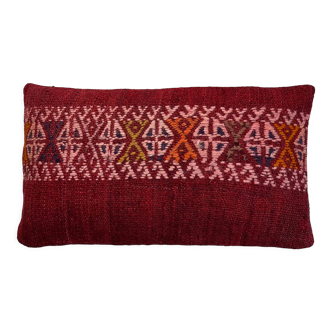 Housse de coussin kilim turc vintage, 30 x 50 cm