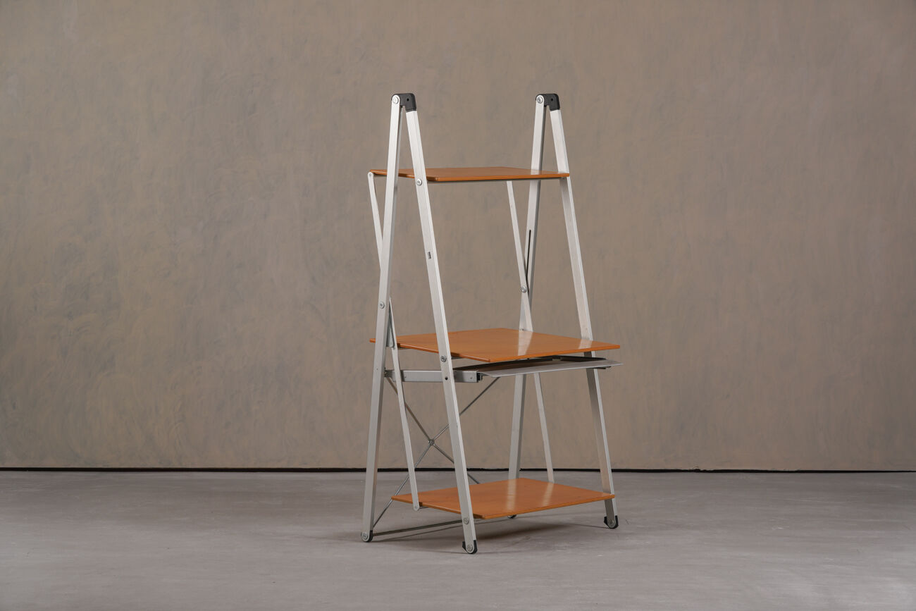 Postmodern Banco Plus shelf desk by Raul Barbieri for Rexite, Italy 2000s