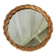 Miroir rotin vintage