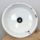 Large Industrial Grey Enamel Factory Lamp with Cast Iron Top, 1960s