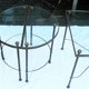Tripartite coffee table years 50-70