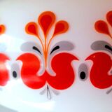 Suspension in opaline screen-printed 1970