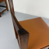 Lot of 6 old Scandinavian chairs "Corona" design 60s Lennart Bender