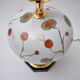Giulia Mangani porcelain lamp chinoiserie with lychee, 1950`s ca, Italian