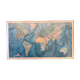 Planisphere map air france 80s - travel agency