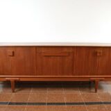 Long Teak Sideboard by Ejvind Johansson for Gerns Møbelfabrik, Denmark, 1960s