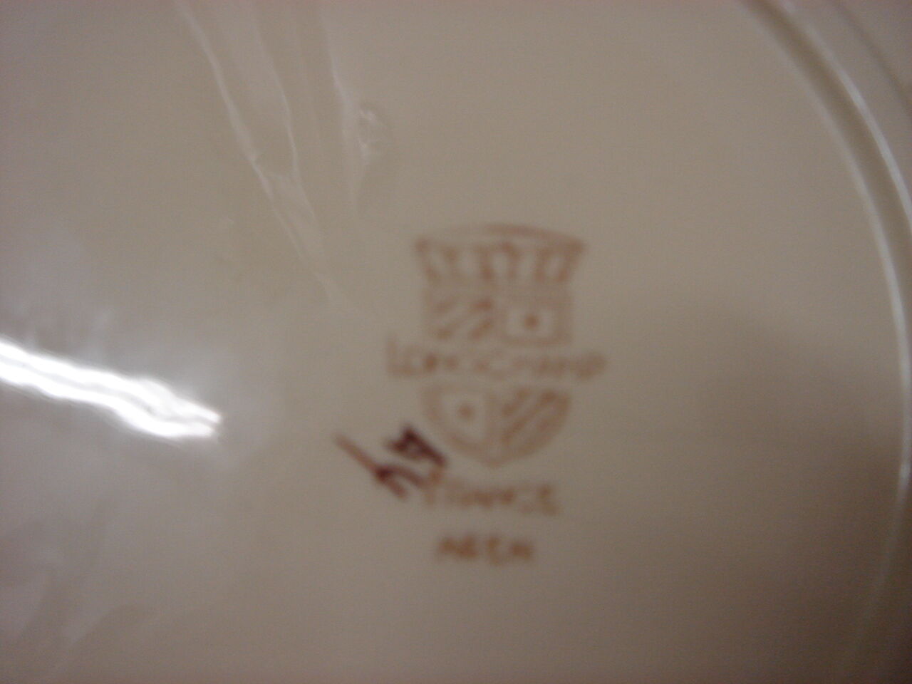 6 Longchamp from 1940/50 dessert plates