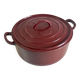 Enamelled cast iron casserole by Godin model n°9p – 40s/50s