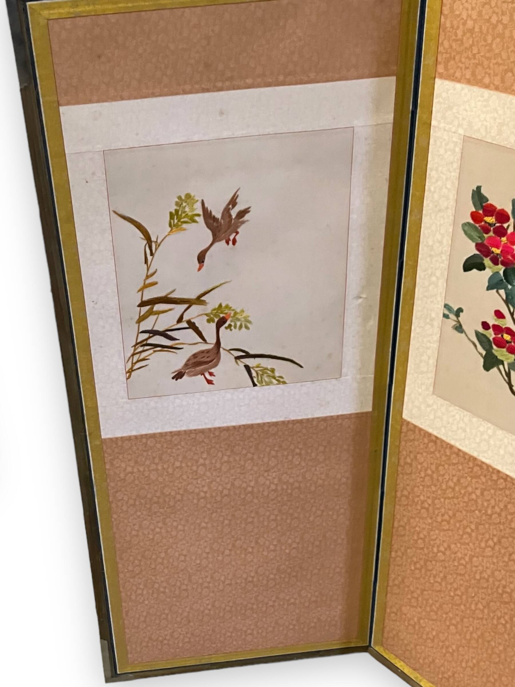 Paravent chinois à six feuilles