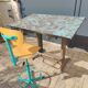 Architect's desk and its chair