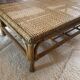 Rattan coffee table