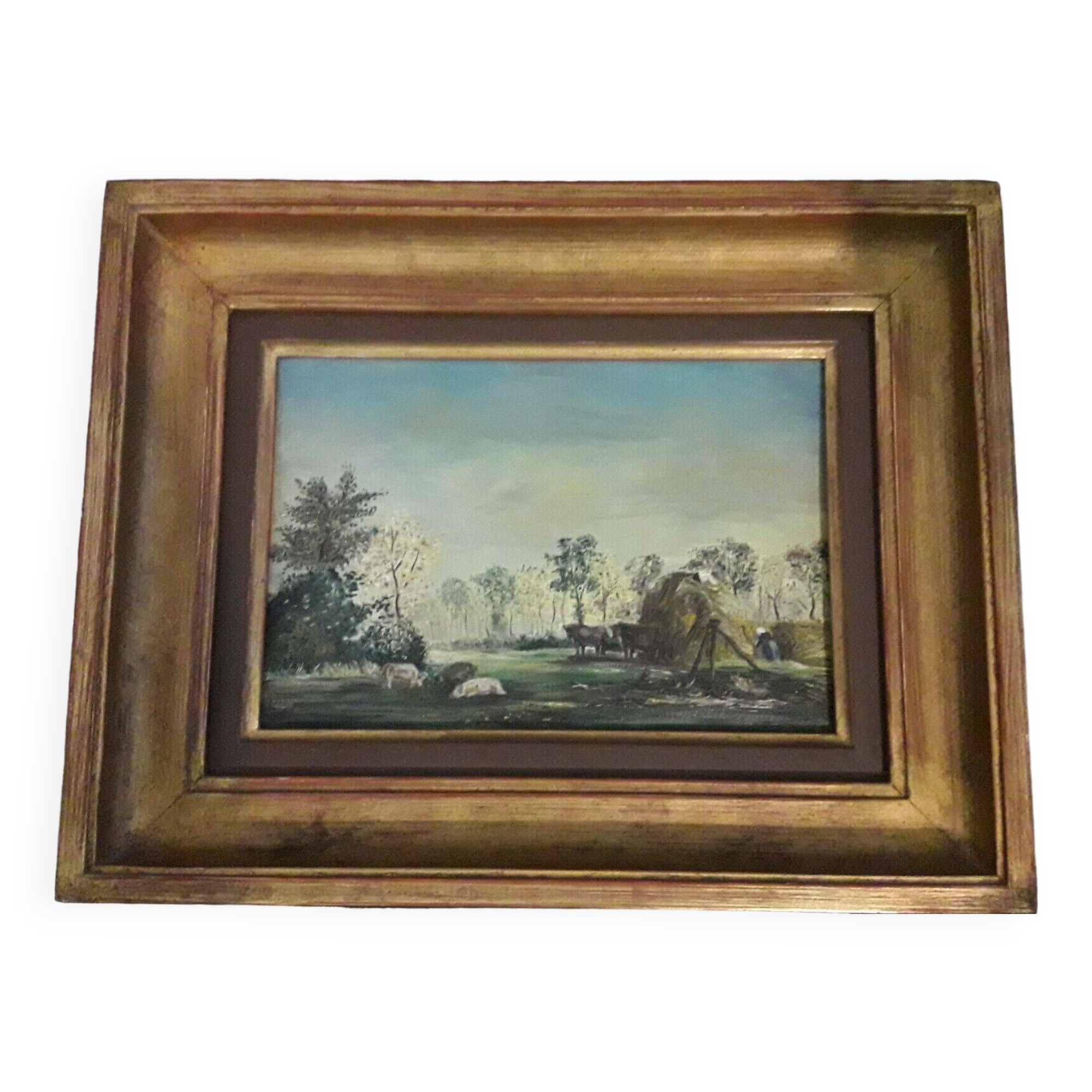 HSP French School 19th Century "The Harvests"