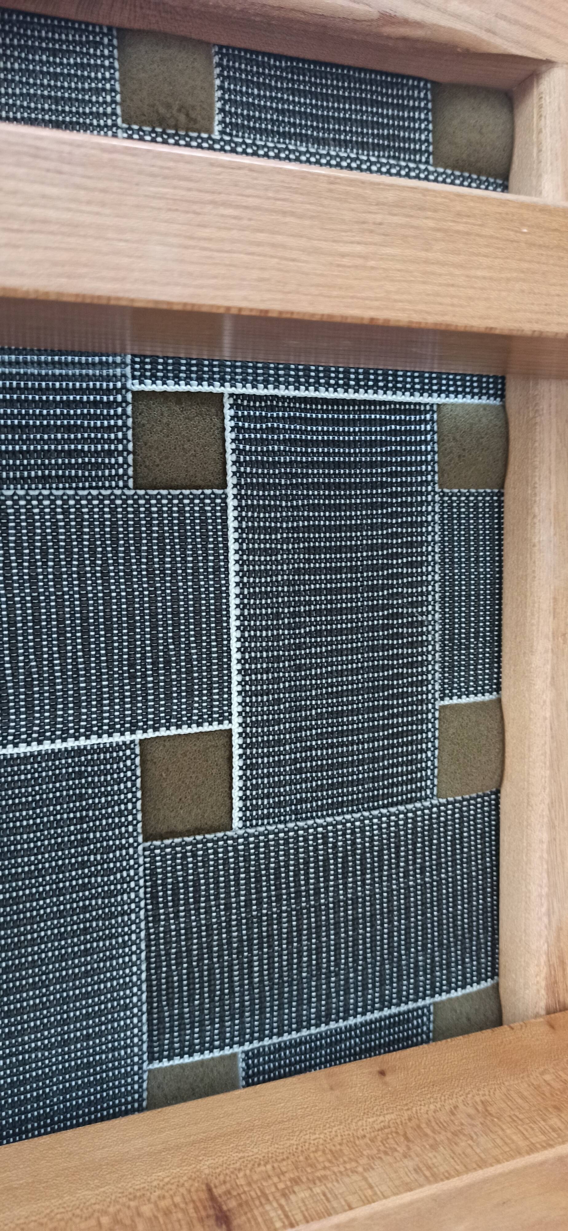 Elm and leather chairs, 80