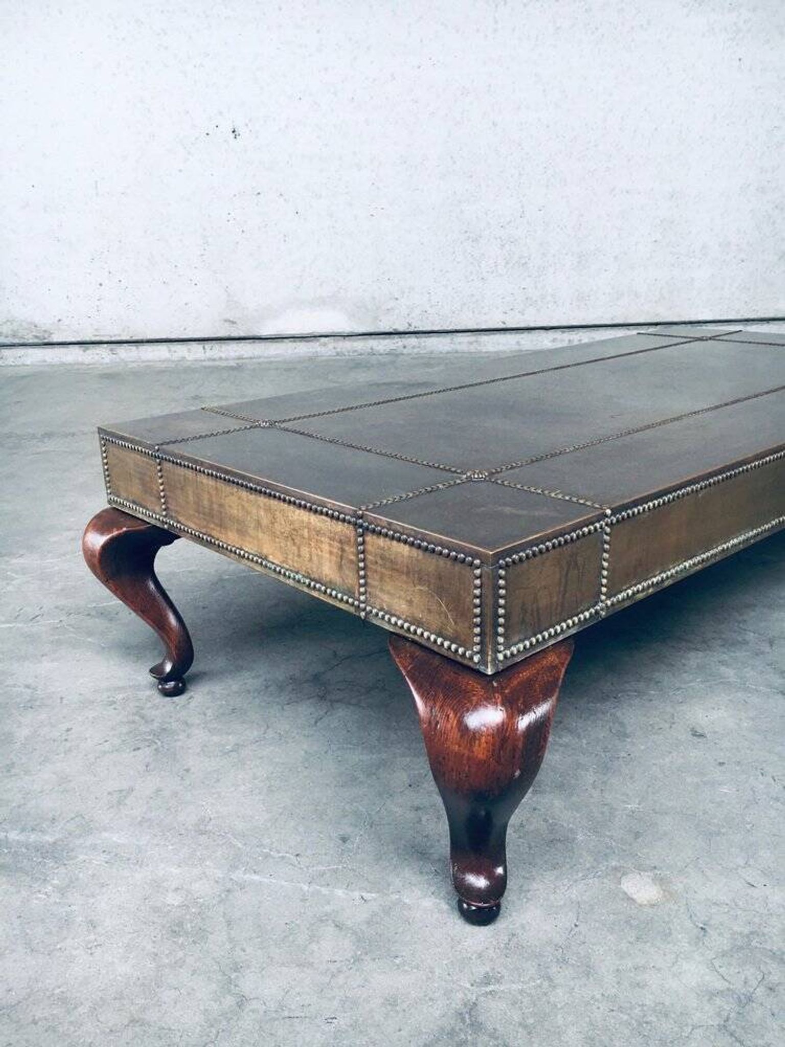 Brass Coffee Table, France, 1960s