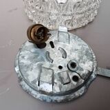 Molded glass ceiling light