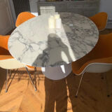 Set de 4 fauteuils Dax en tissu Charles & Ray Eames editon Herman Miller